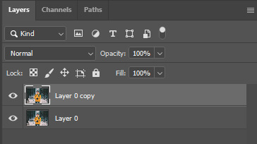 Duplicate The Background Layer