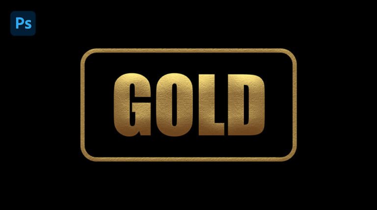 Photoshop Gold Effect – Quick and Easy Tutorial
